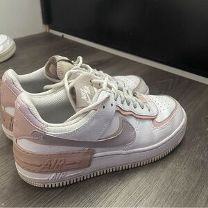 Nike Women's Air Forces - White and Pink